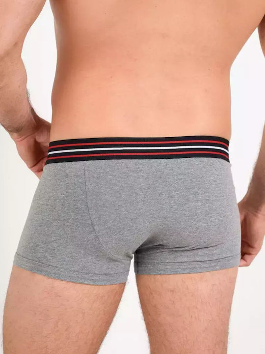 Herren Boxershorts Gray mit Mustern 1Packung