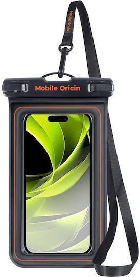 Mobile Origin Αδιάβροχη Θήκη έως 6.5" Μαύρο / Πορτοκαλί DBL-BLK-ORG01