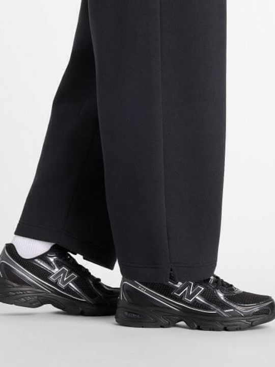 Sweatpants Wide Fleece Black