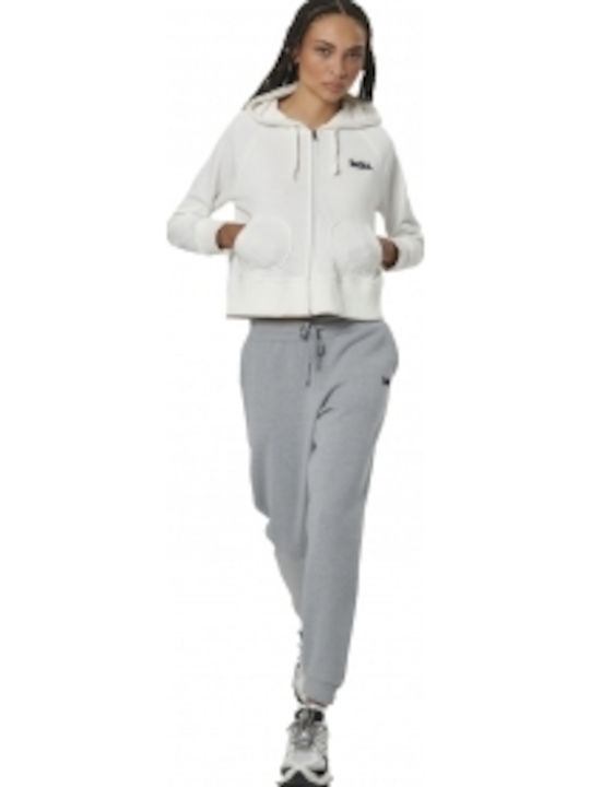 Men's Fleece Cardigan White Off