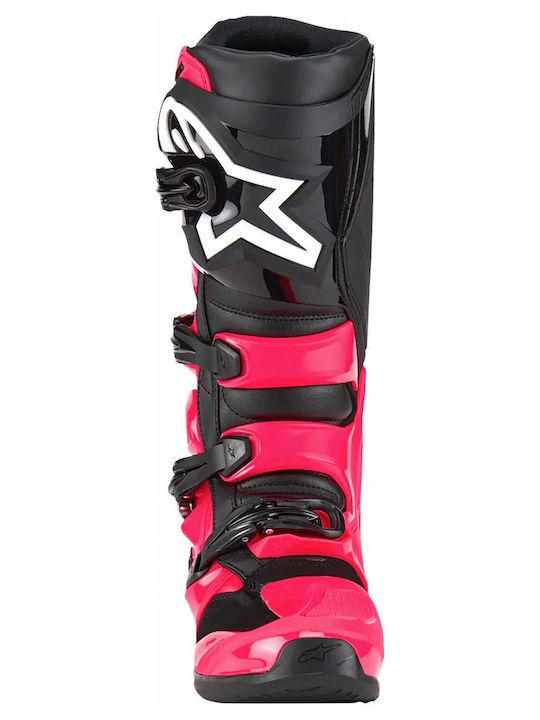 Alpinestars Tech 7 Ανδρικές Μπότες Motocross Ροζ