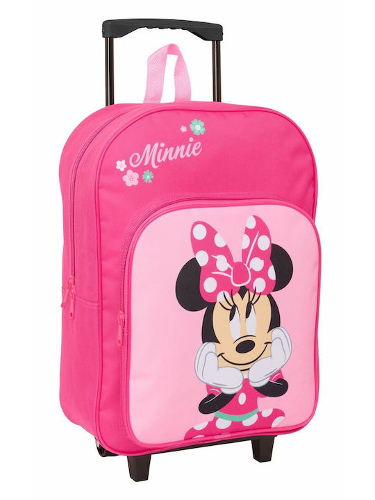 Minnie Mouse Ghiozdan Școlar Troler Grădiniță Roz