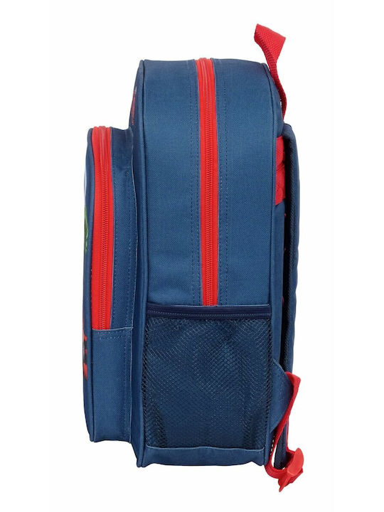 Avengers School Bag Trolley Kindergarten Blue