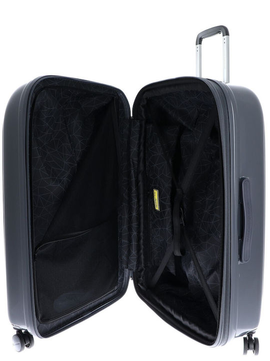 Mandarina Duck Logoduck Large Hard Suitcase Antracite with 4 Wheels Height 75cm