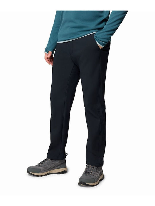 Columbia Trail Omni-heat Pant Ανδρικό Μακρύ Παντελόνι Πεζοπορίας Μαύρο