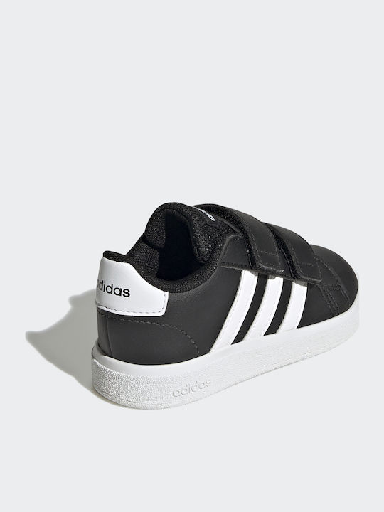 GRAND COURT 2.0 Παιδικά Sneakers με Σκρατς Core Black / Cloud White