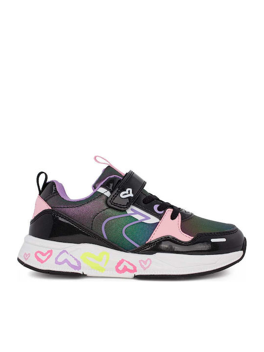 Kids Sneakers with Scratch Black