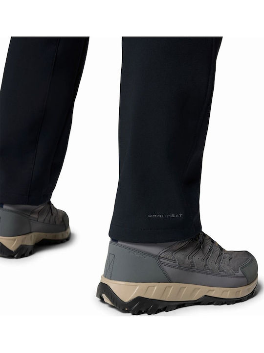 Columbia Trail Omni-heat Pant Ανδρικό Μακρύ Παντελόνι Πεζοπορίας Μαύρο