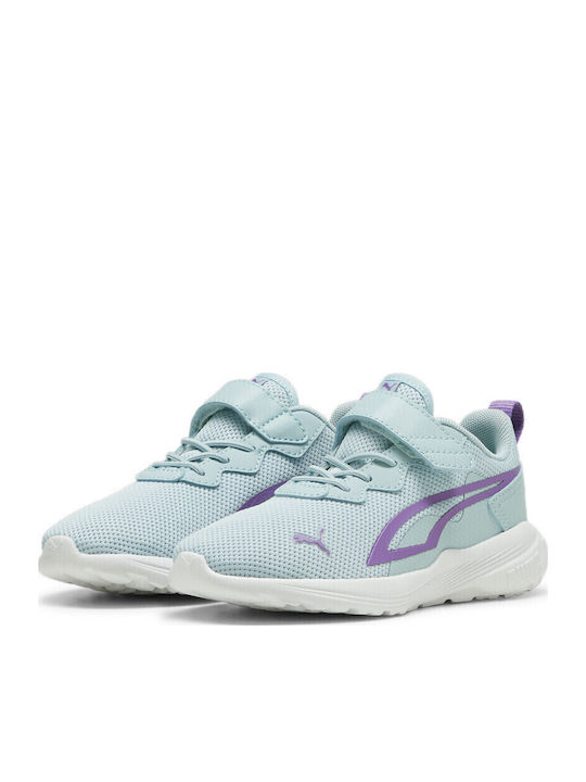 All-day Active Kinder Sneaker Hoch mit Bügel- und Schleifenverschluss Hellblau
