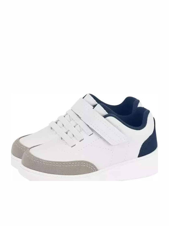 Παιδικά Sneakers με Σκρατς Λευκά