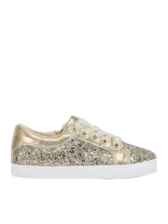 Kids Sneakers Gold