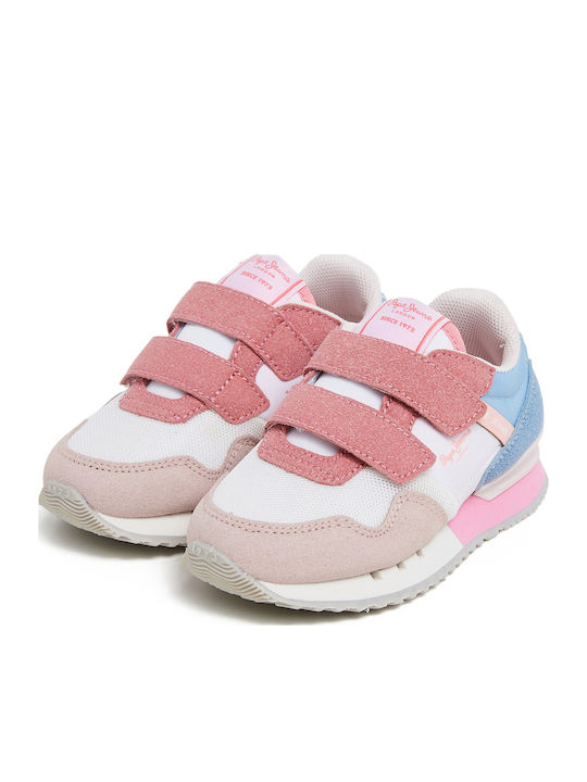 London Kids Sneakers with Scratch Multicolour