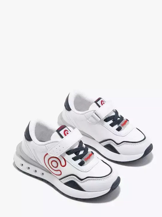 Kids Sneakers with Scratch & Lights White