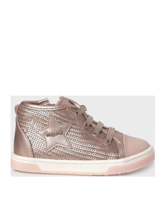Kinder Sneakers Hoch Rosa