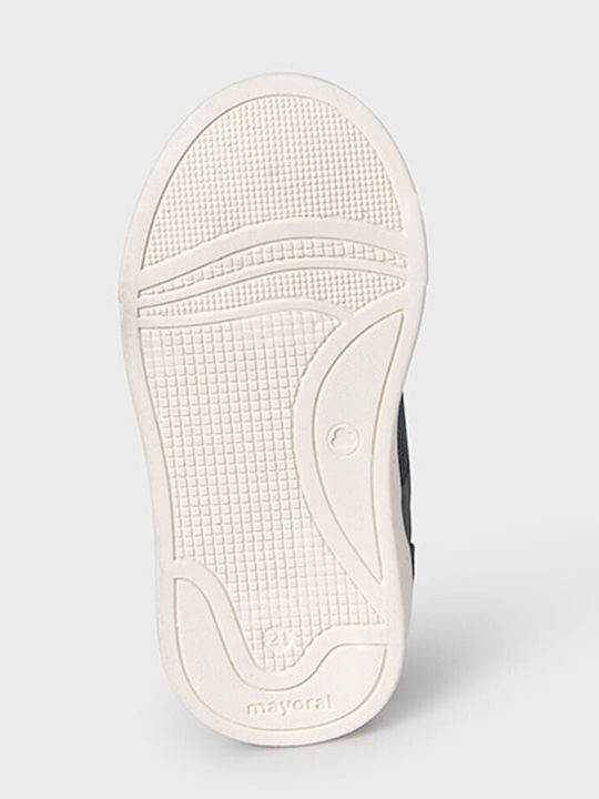 Παιδικά Sneakers High με Σκρατς Μπλε