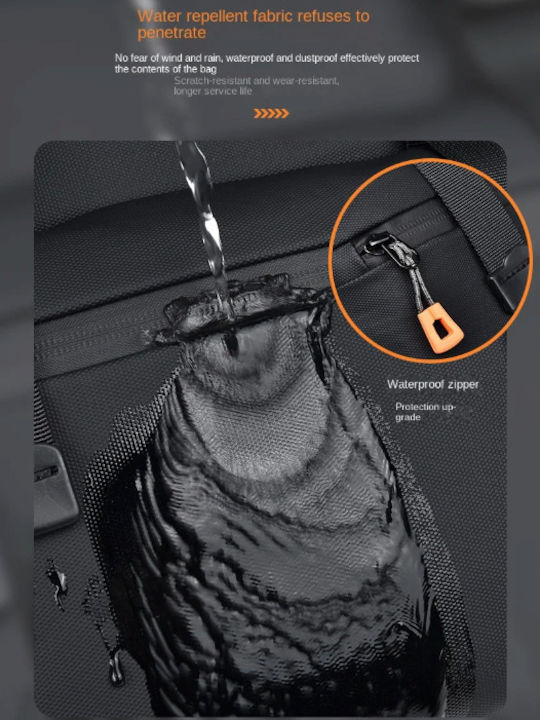 Backpack Αδιάβροχο Μαύρο