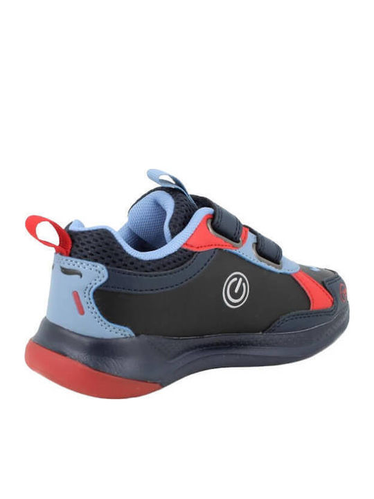 Kids Sneakers with Scratch & Lights Blue