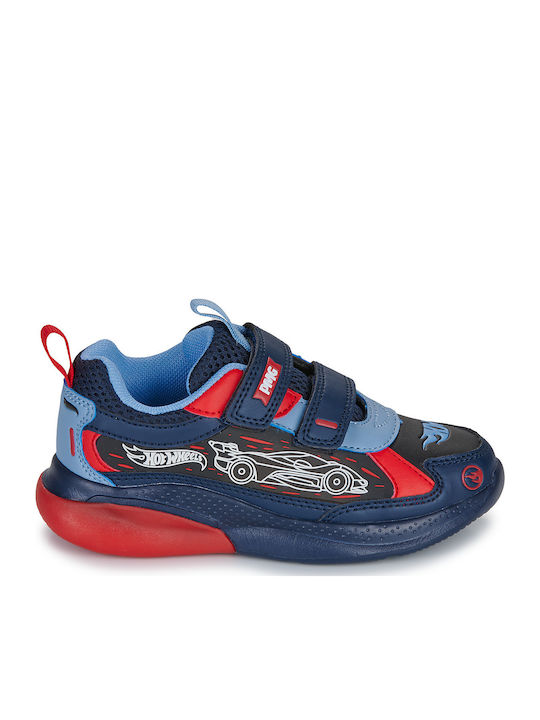 Kids Sneakers with Scratch & Lights Blue