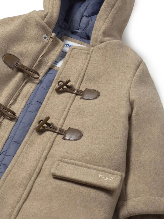 Kids' Coat Montgomery Long with Hood Beige