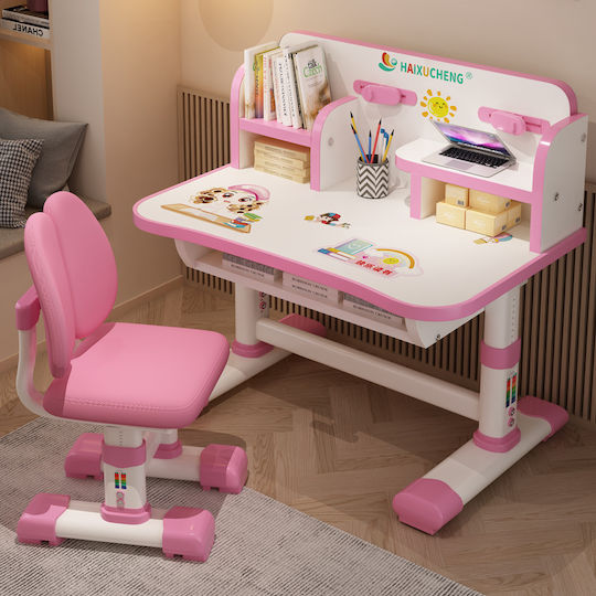 Kids Desk Pink 75.5x48.5x105cm Kids Desk Pink 75.5x48.5x105cm