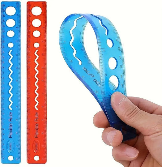 Χάρακας Εύκαμπτος Σχέδια 30cm 6sxo50