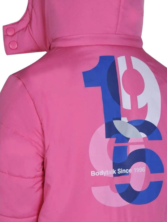 Geci pentru copii Sport Scurt cu glugă Fuchsia