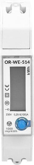 Redled Electric Panel Meter Analog Rail Single Phase Modbus 28459