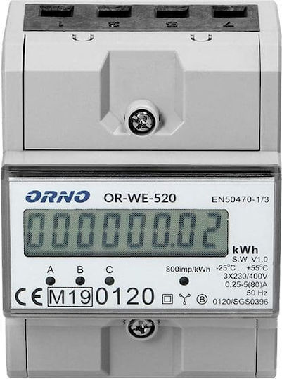 Redled Elektrische Messgeräte Analog Schiene Dreiphasig 28460