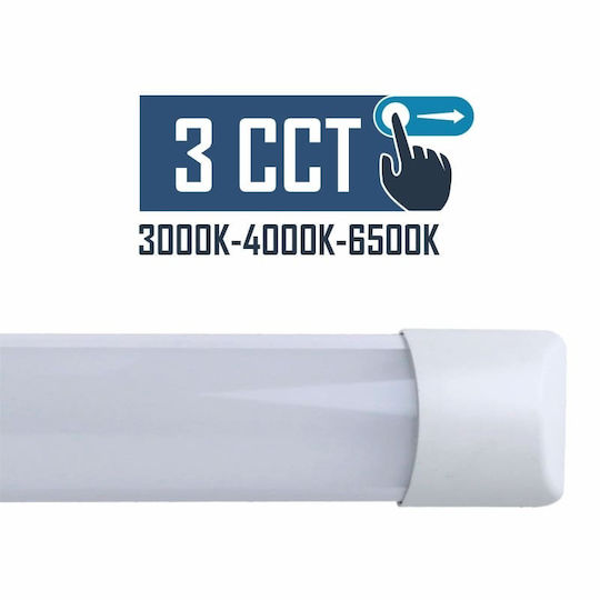 3CCT Тънка Лента Светлина 20W 60см Бяла IP20 Redpoint 30135
