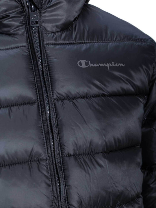 Kids' Casual Jacket Short with Hood Black