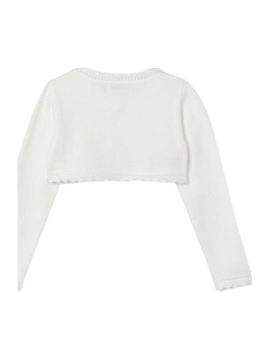 Kids Bolero Cotton Ecru