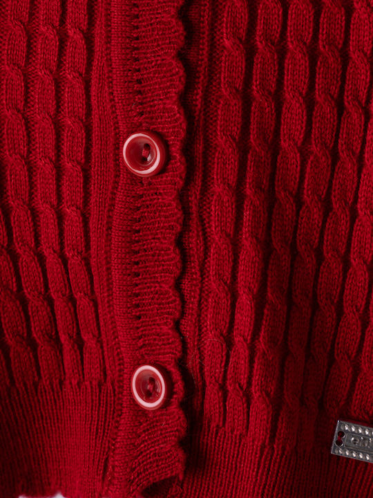 Kinderstrickjacke ROT