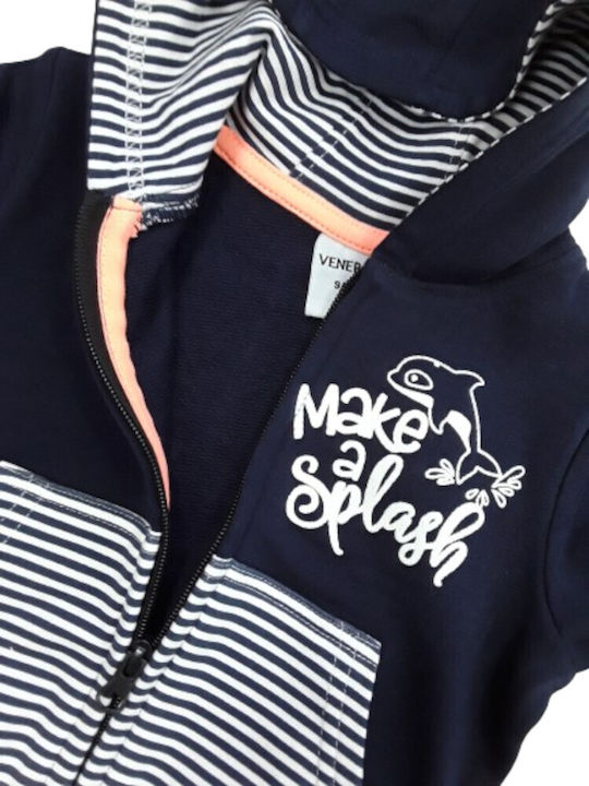 Παιδική Ζακέτα με Κουκούλα  Blue Make A Splash