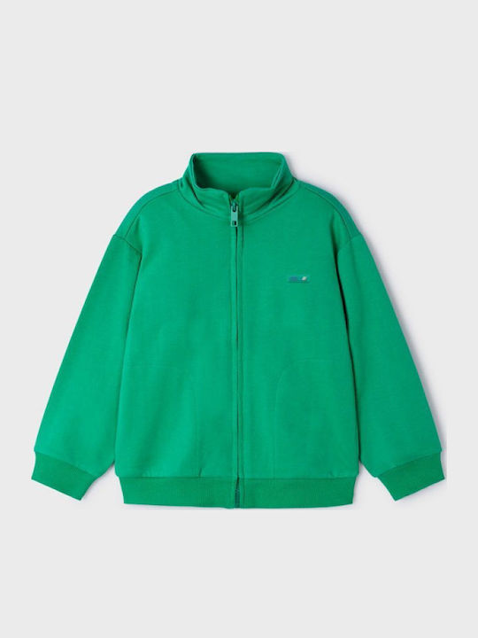 Kinderstrickjacke Baumwolle Grün