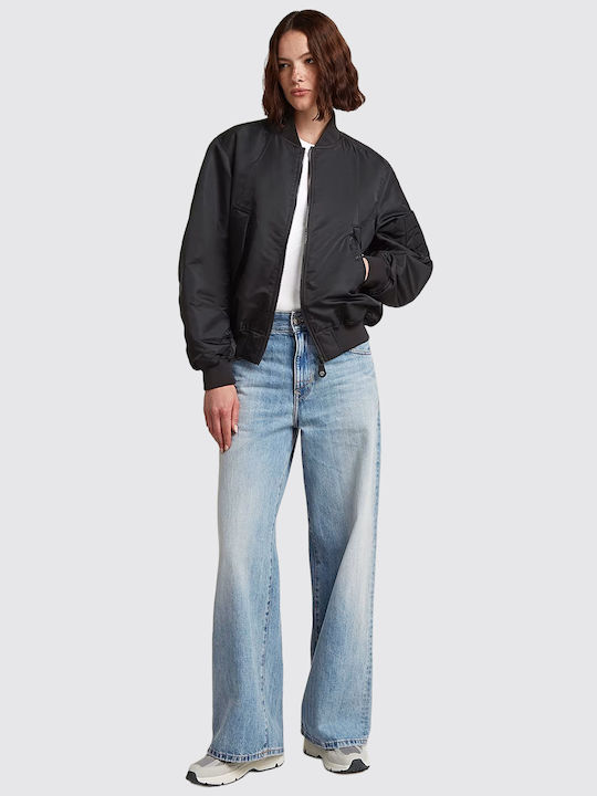 Damen Bomberjacke Schwarz