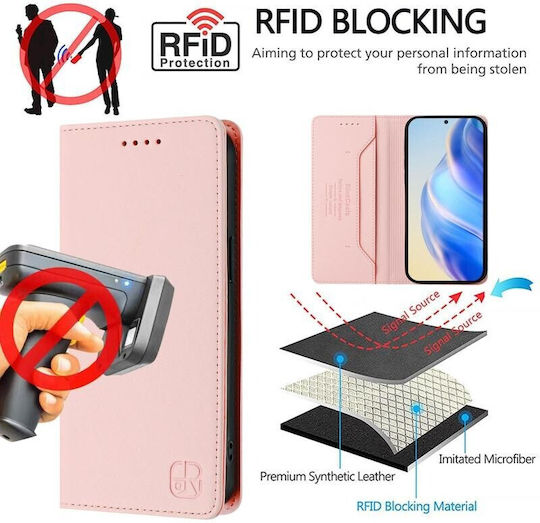 Rc01 Dual-folded Buchen Sie Rosa (TCL 605 4G / TCL 60 SE 4G)