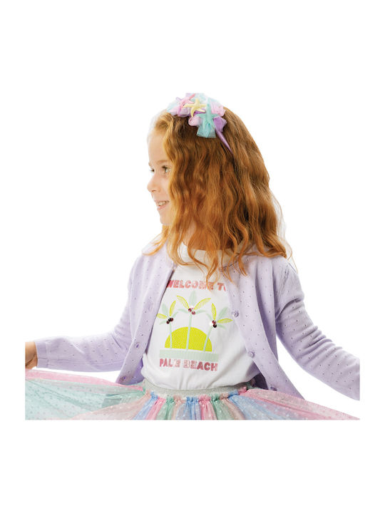Kinderstrickjacke Gestrickt LILA