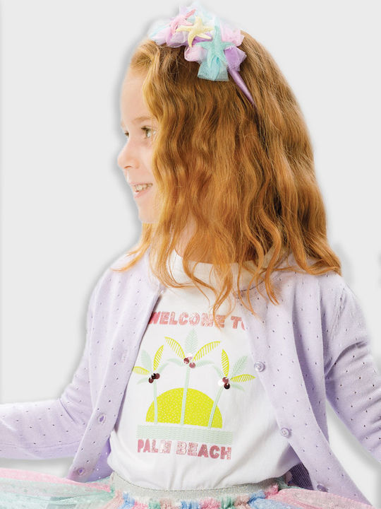 Kinderstrickjacke Gestrickt LILA
