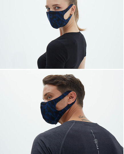 Blackspade Protective Mask Fabric Blue 90021-Μπλε 1pcs