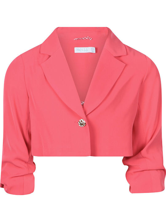 Cardigan pentru copii fucsia