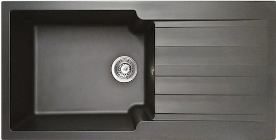 Duralit Drop-In Sink Synthetic Granite W100xD50cm