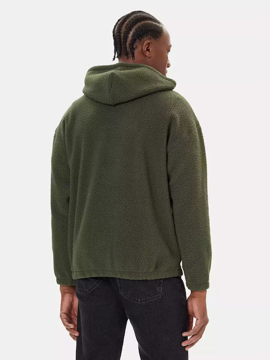 Sweatshirt with Hood Dark Green