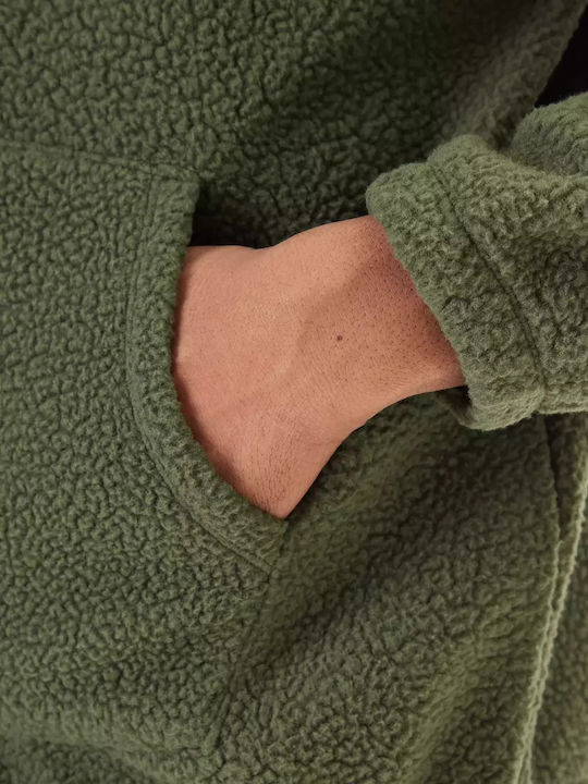 Sweatshirt with Hood Dark Green
