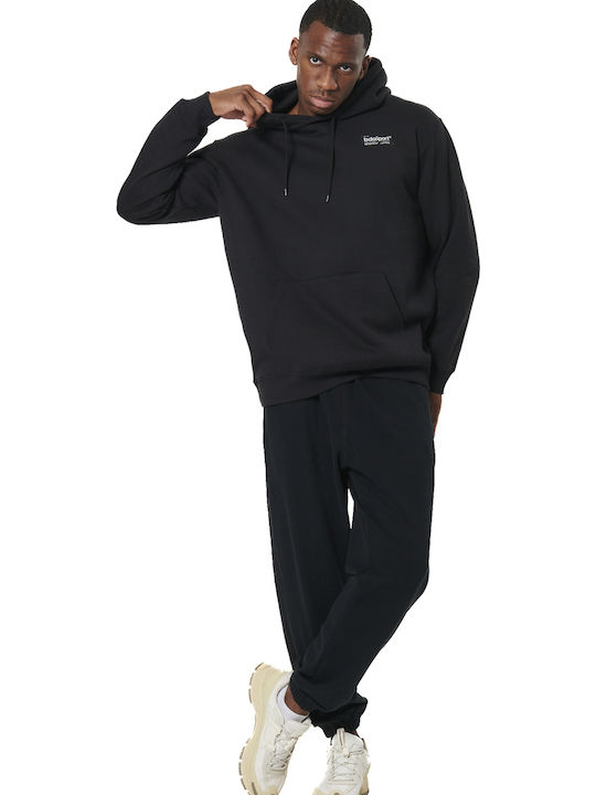 Sweatshirt mit Kapuze Schwarz