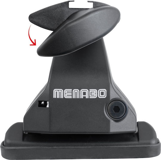 Menabo Omega Plus Aluminum Cross Bars Peugeot Partner Iii Model 2018+