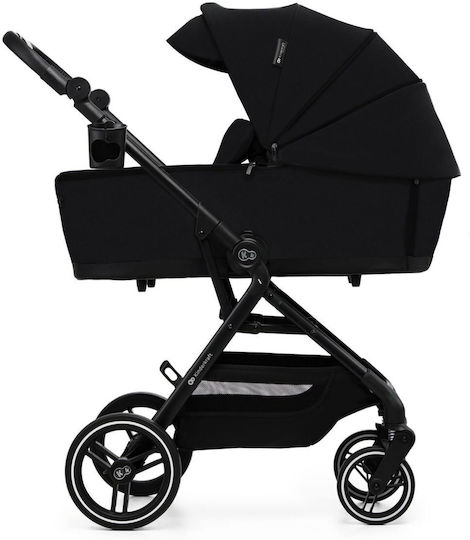 Kinderkraft Yoxi Reglabil 2 în 1 Cărucior pentru copii Potrivit pentru Nou-născut negru pur 11kg