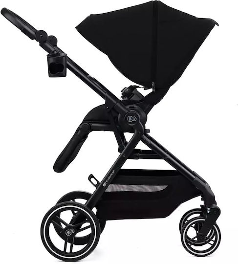 Kinderkraft Yoxi Reglabil 2 în 1 Cărucior pentru copii Potrivit pentru Nou-născut negru pur 11kg