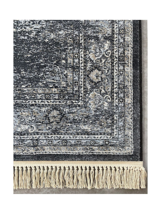 Ragolle Da Vinci Χαλί Ορθογώνιο με Κρόσια Γκρι 133x195cm
