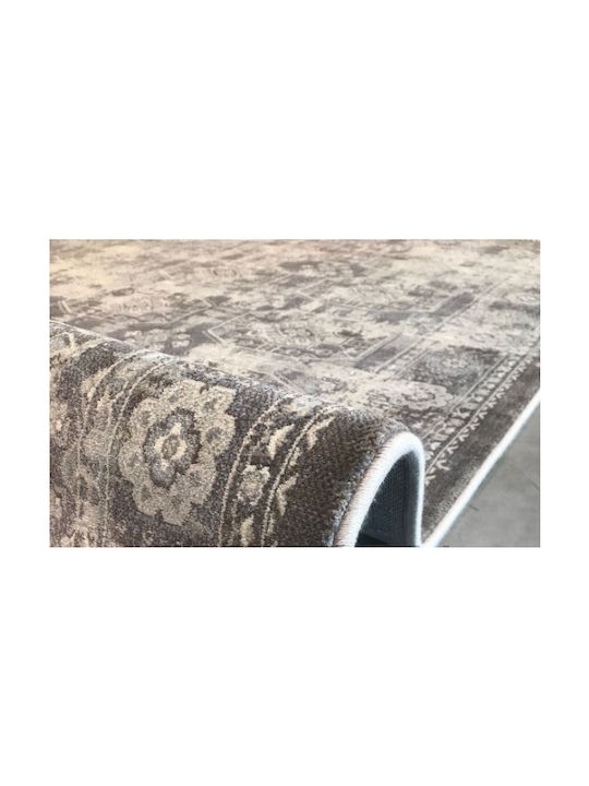 Ragolle Da Vinci Rug Rectangular with Fringes Gray