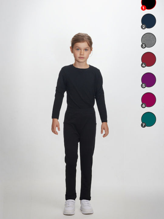 Kinder Leggings Lang Blue
